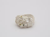 925 silver ring with diamonds 