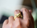 18k gold ring 