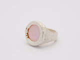 925 silver ring with pearl
