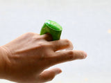 puffed up ring in colour
