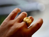 18k gold ring